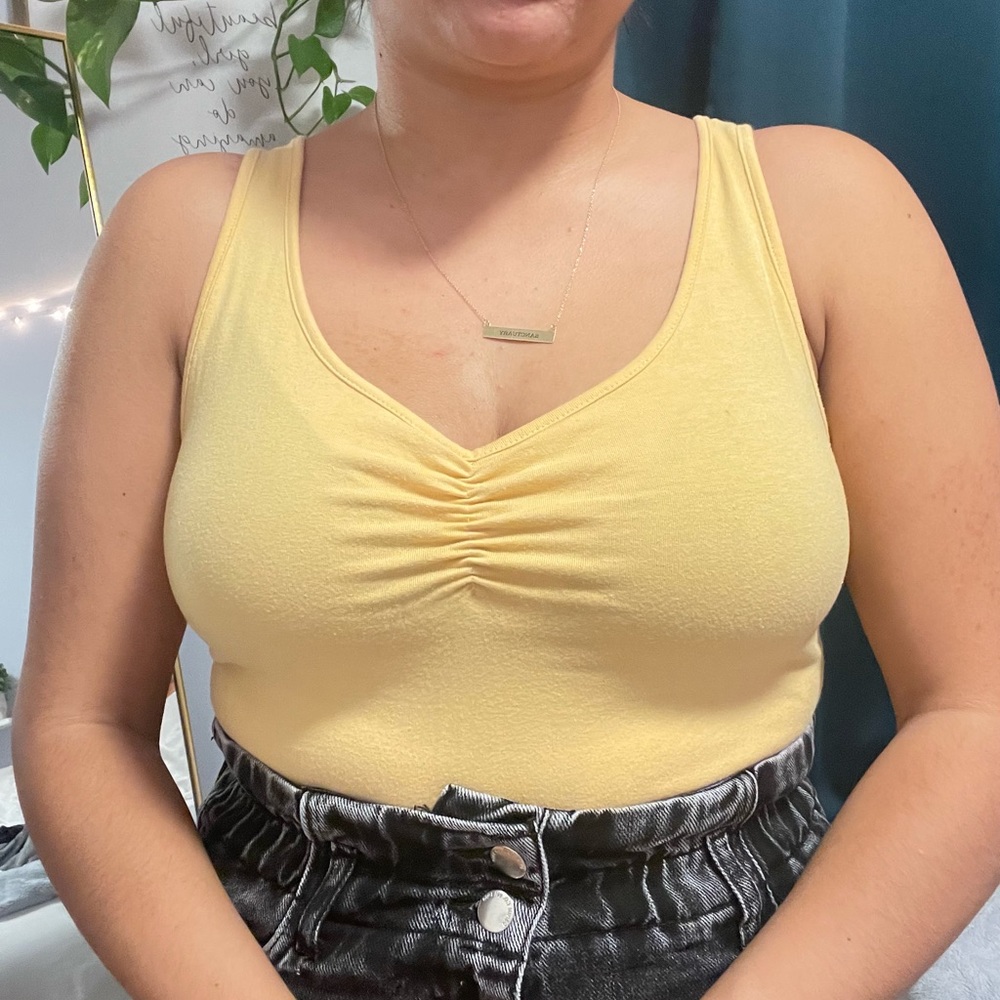 Women's Yellow Tank Bodysuit